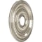 Ekena Millwork Cole PVC Ceiling Medallion (Fits Canopies up to 4 1/2"), Bright Coat Chrome, 16"OD x 3 1/2"ID x 1"P CMP16COBCR - alternate 3